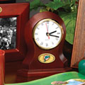 Miami Dolphins NFL Brown Desk Clock