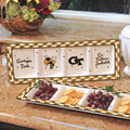 Georgia Tech Yellowjackets NCAA College Gameday Ceramic Relish Tray