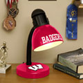 Wisconsin Badgers NCAA College Desk Lamp