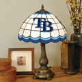 Tampa Bay Devil Rays MLB Stained Glass Tiffany Table Lamp