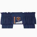 Chicago Bears Locker Room Window Valance