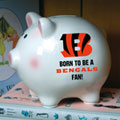 Cincinnati Bengals NFL Ceramic Piggy Bank