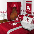 Oklahoma Sooners Side Lines Comforter / Sheet Set