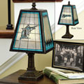 Florida Marlins MLB Art Glass Table Lamp