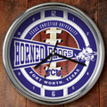 Texas Christian Horned Frogs NCAA College 12" Chrome Wall Clock