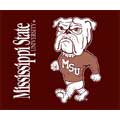 Mississippi State Bulldogs 60" x 50" Classic Collection Blanket / Throw