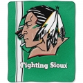 North Dakota Fighting Sioux College "Jersey" 50" x 60" Raschel Throw