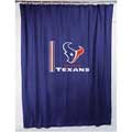 Houston Texans Locker Room Shower Curtain