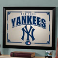 New York Yankees MLB Framed Glass Mirror