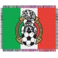 Team Mexico Soccer MLS FIFA 48" x 60" Triple Woven Jacquard Throw