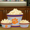 Clemson Tigers NCAA College Melamine 3 Bowl Serving Set