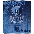 Memphis Grizzlies NBA Micro Raschel Blanket 50" x 60"