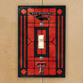 Texas Tech Red Raiders NCAA College Art Glass Single Light Switch Plate Cover