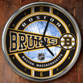 Boston Bruins NHL 12" Chrome Wall Clock