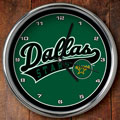 Dallas Stars NHL 12" Chrome Wall Clock