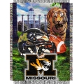 Missouri Tigers NCAA College "Home Field Advantage" 48"x 60" Tapestry Throw