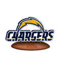 San Diego Chargers NFL Logo Figurine