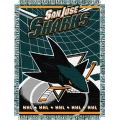 San Jose Sharks NHL 48" x 60" Triple Woven Jacquard Throw