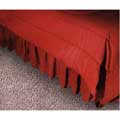 Nebraska Huskers Locker Room Bed Skirt