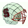 NCAA North Carolina State Wolfpack Stained Glass Football Helmet Lamp