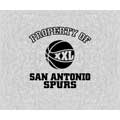 San Antonio Spurs 58" x 48" "Property Of" Blanket / Throw