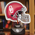Oklahoma Sooners NCAA College Neon Helmet Table Lamp