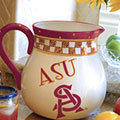 Arizona State Sun Devils NCAA College 14" Gameday Ceramic Chip and Dip Platter