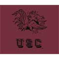 South Carolina Gamecocks 60" x 50" Classic Collection Blanket / Throw