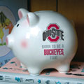 Ohio State OSU Buckeyes NCAA College Ceramic Piggy Bank