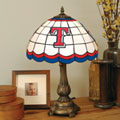 Texas Rangers MLB Stained Glass Tiffany Table Lamp