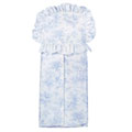 Isabella Blue Diaper Stacker - Toile 